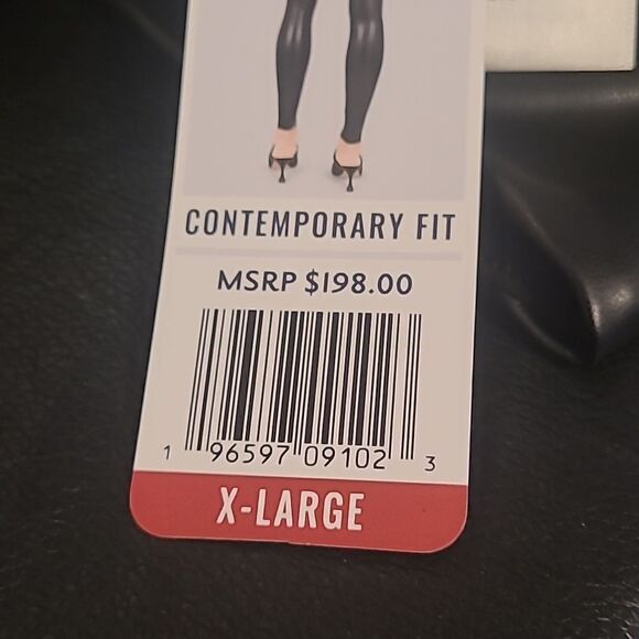 SALE***Joie Limited Edition Faux Leather Leggings in Black - Picture 8 of 9